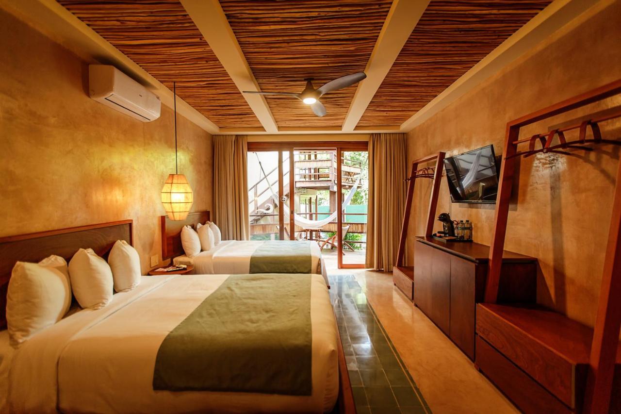 Hotel Carolina Bacalar Exteriér fotografie