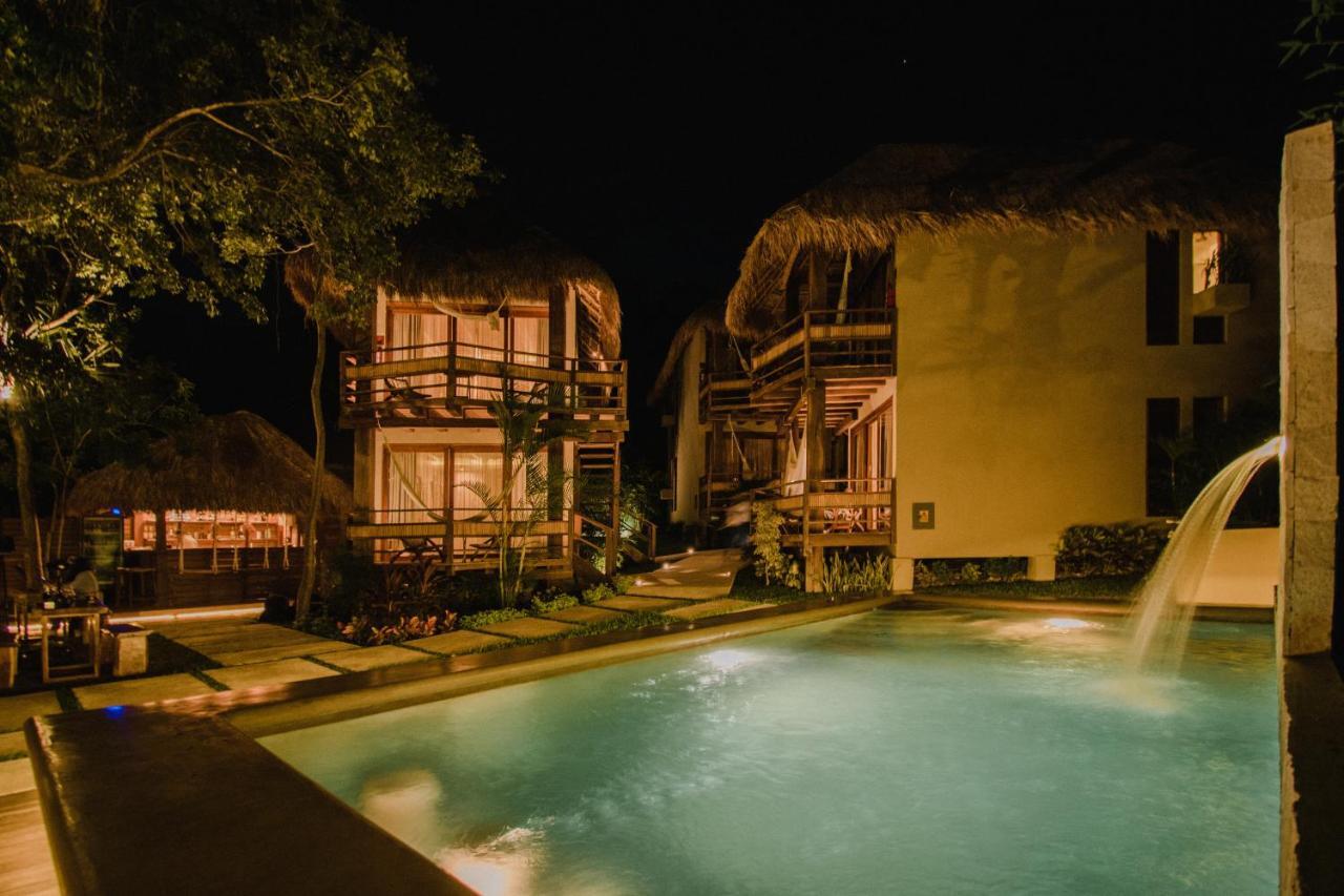 Hotel Carolina Bacalar Exteriér fotografie