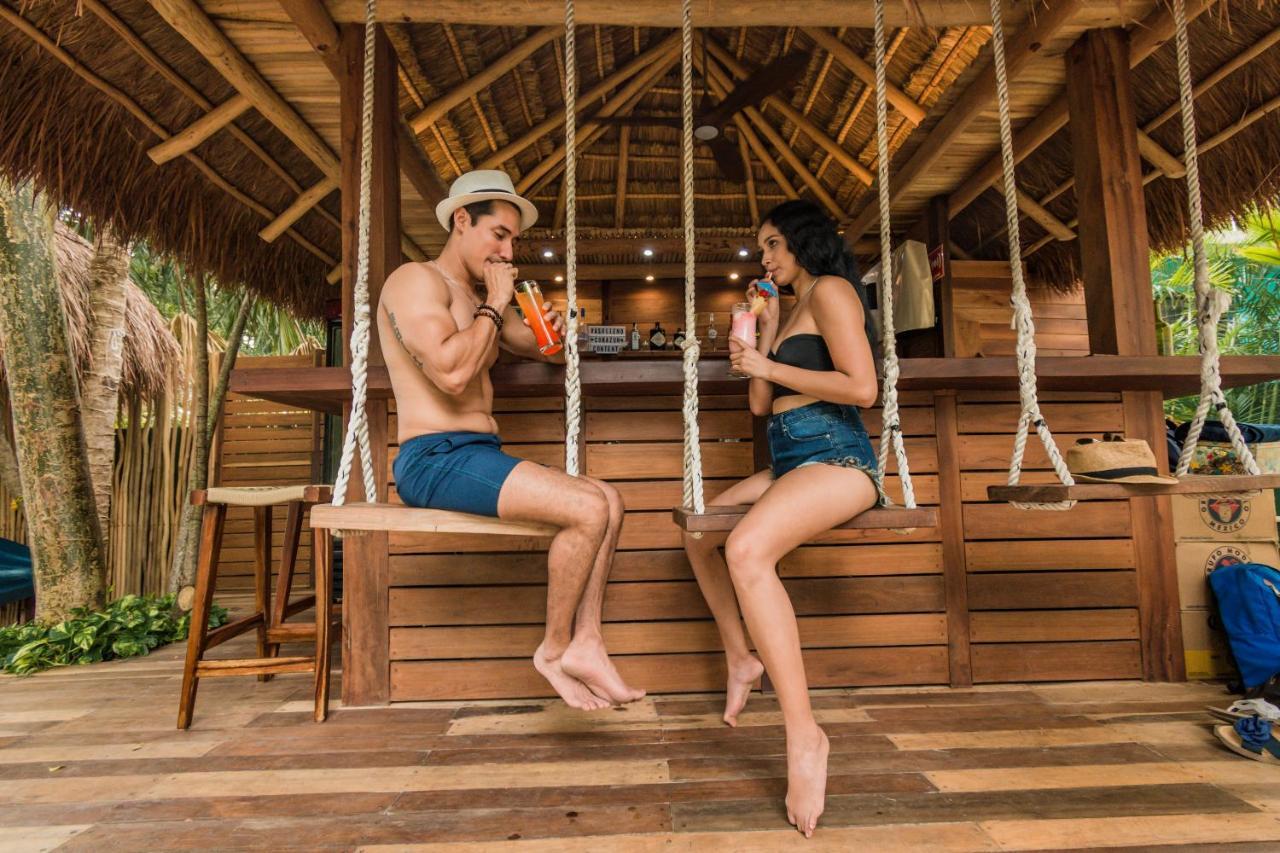 Hotel Carolina Bacalar Exteriér fotografie