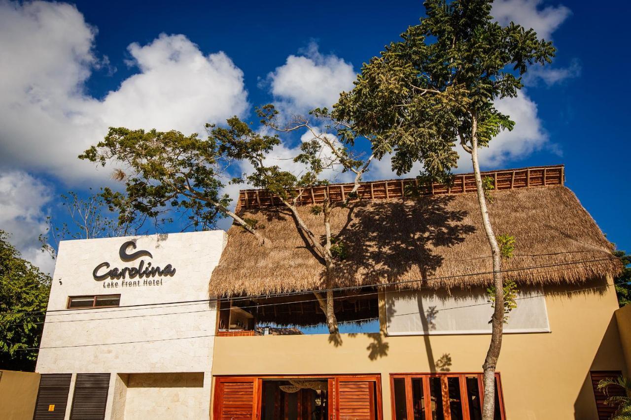 Hotel Carolina Bacalar Exteriér fotografie