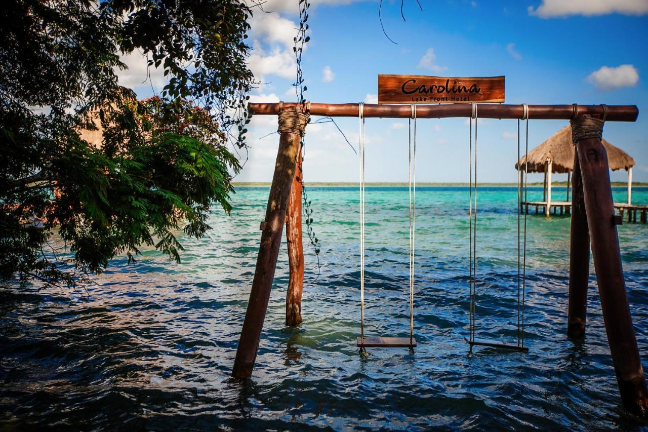 Hotel Carolina Bacalar Exteriér fotografie