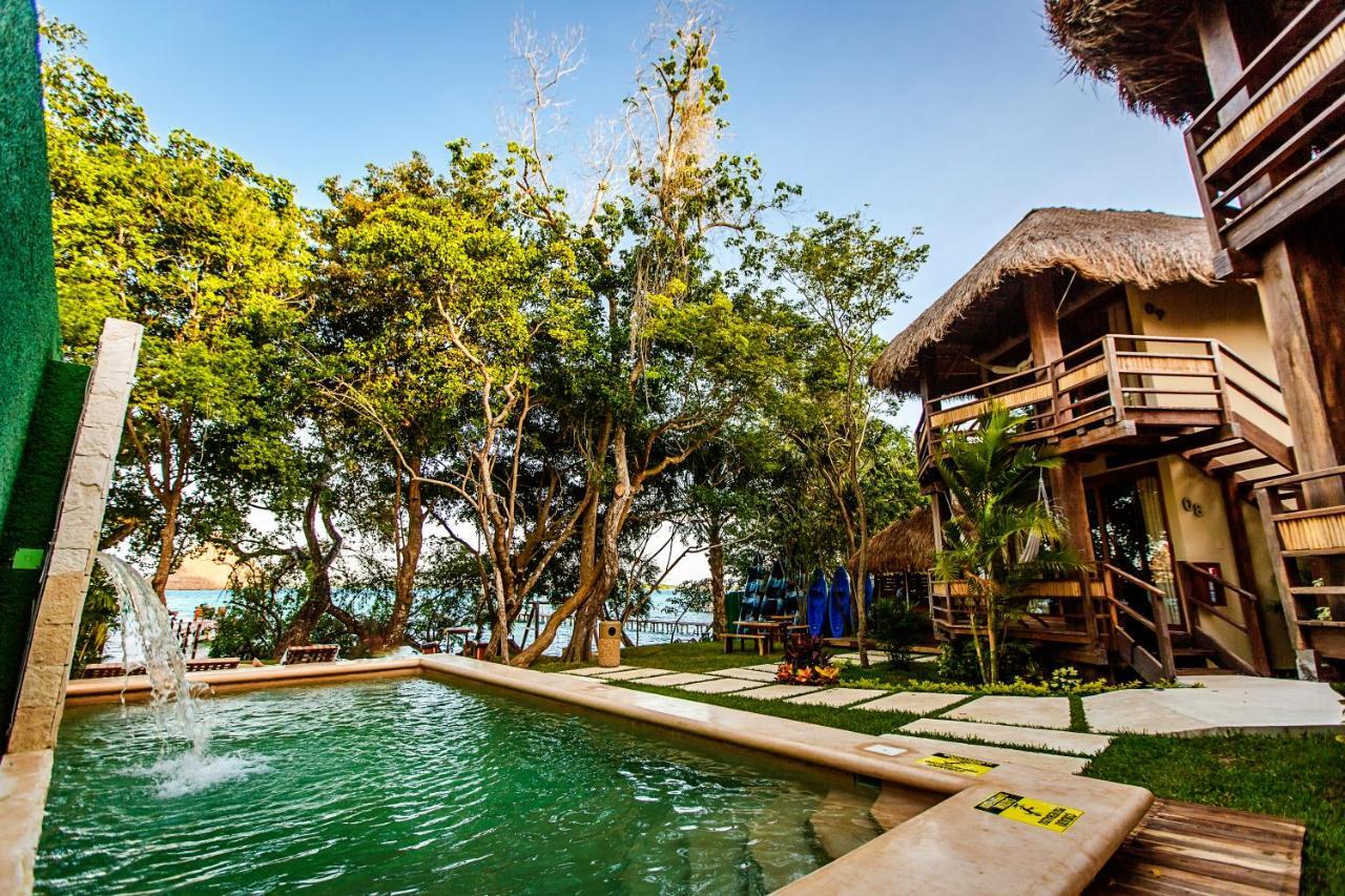 Hotel Carolina Bacalar Exteriér fotografie