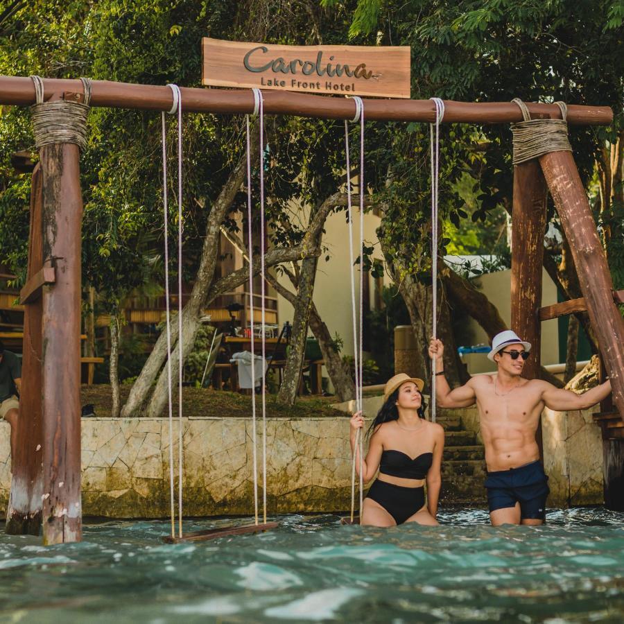 Hotel Carolina Bacalar Exteriér fotografie