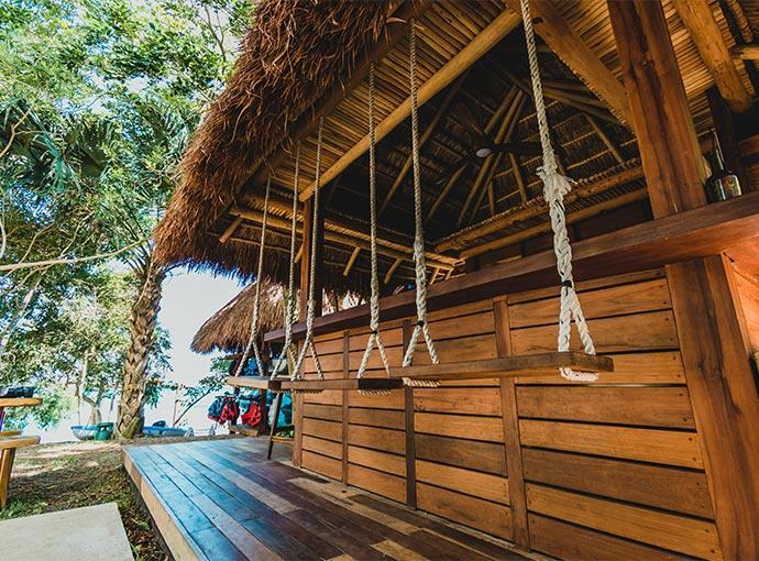 Hotel Carolina Bacalar Exteriér fotografie