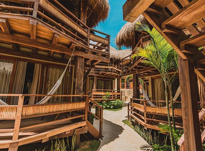 Hotel Carolina Bacalar Exteriér fotografie