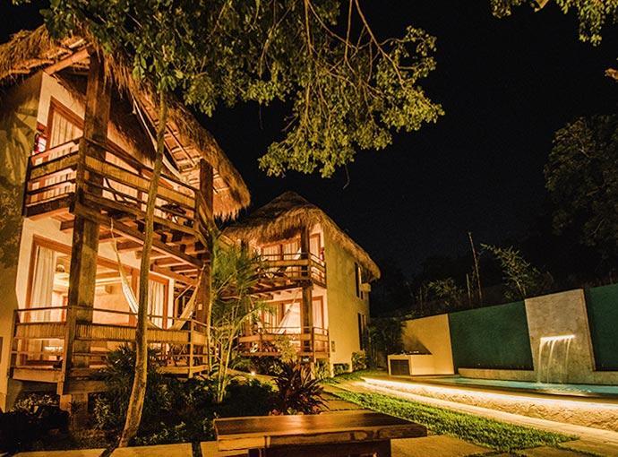 Hotel Carolina Bacalar Exteriér fotografie
