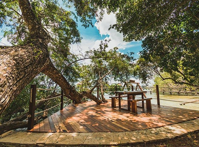 Hotel Carolina Bacalar Exteriér fotografie