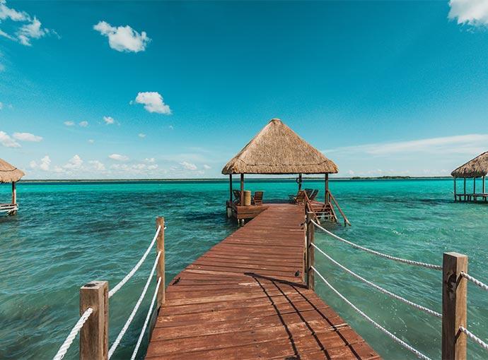 Hotel Carolina Bacalar Exteriér fotografie